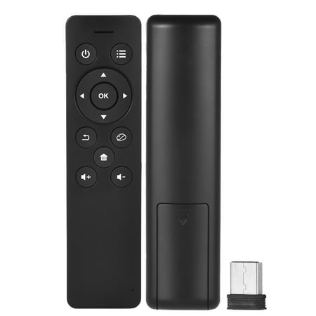 2.4GHz Wireless Remote Control with USB 2.0 Receiver Adapter for Smart TV Android TV Box Google TV