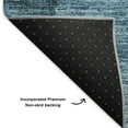 thumbnail image 3 of Addison Rugs Mayfield Washable Transitional Ombre Blue Runner Rug, 2'3" x 7'6", 3 of 5