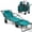 Lake Blue, variant on 2-in-1 Beach Wagon Cart, Convertible Folding Lounge Chair, 650LBS Large Capacity, Silent Swivel All-Terrain Wheels, Portable Utility Cart for Beach, Pool, Grocery & Camping, Lake Blue