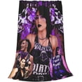 thumbnail image 2 of Rhea Wrestler Ripley Throw Blanket Lightweight Air Conditioner Blanket King Size Blankets for All Seasons Funny Blankets for Office for Running 40"x30", 2 of 8