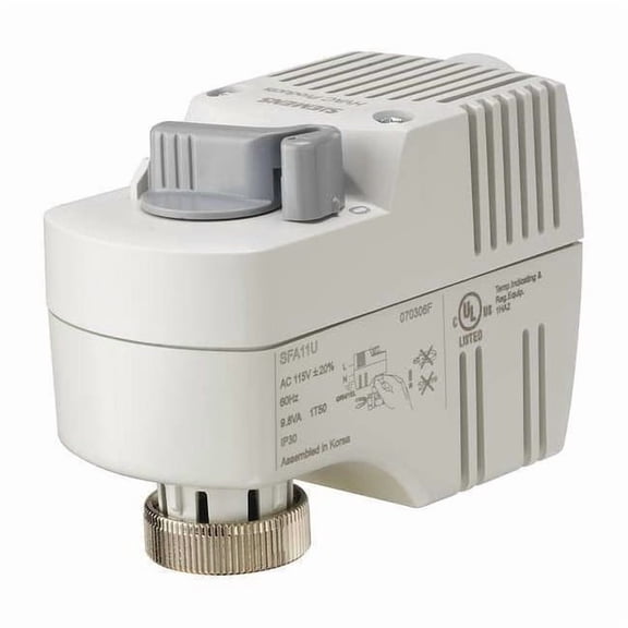 Siemens Zone Valve Actuator,24V,Spring Return SFP71U