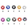 thumbnail image 1 of 10 Pieces Car Screws Washers Assortment Set Vehicle Bolts Accessories Upgrade Modifications Supplies Decorative Washer Kit Automotive Automobile Spare Parts Orange, 1 of 8