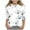 #241-Gray, variant on YUNAFFT Unisex Casual Creative Print 3/4 Sleeve Round Neck Tops Playful Casual Style