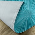 thumbnail image 4 of Ambesonne Teal Place Mats Set of 4, Abstract Vortex Design, Standard Size, Turquoise Teal, 4 of 5