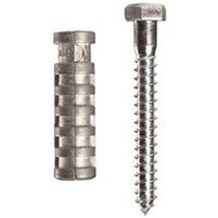 0.312' Point - Double Expansion Short Lag Shield, 0.312 in. Zinc