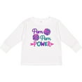 thumbnail image 3 of Inktastic Pom Pom Power- cheerleader Boys or Girls Long Sleeve Toddler T-Shirt, 3 of 5