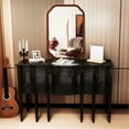 thumbnail image 6 of Magnifique Rounded Corner Arch Wall Mirror with Wood Frame for Bathroom 24" x 36", Walnut, 6 of 7