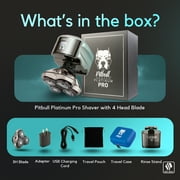 Pitbull Platinum PRO Head & Face Shaver (Bonus blade included) - Wet/Dry Shave.