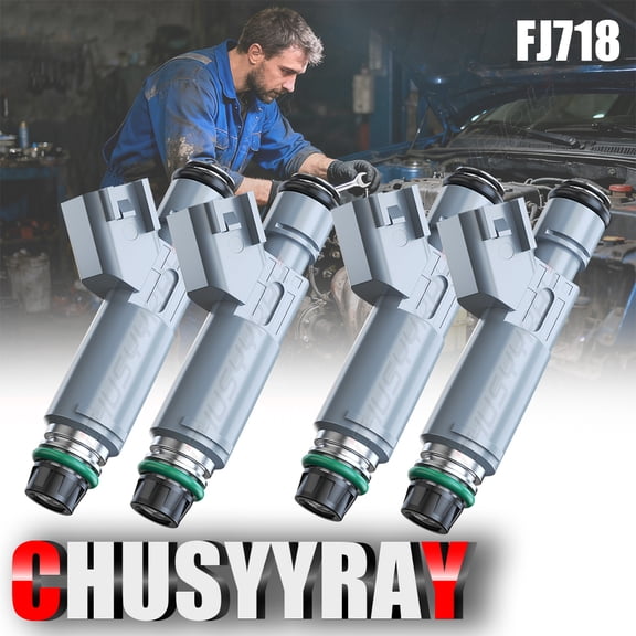 CHUSYYRAY FJ718 High Performance Fuel Injectors for Chevy Malibu 2.2L I4 2006-2007 4Pcs