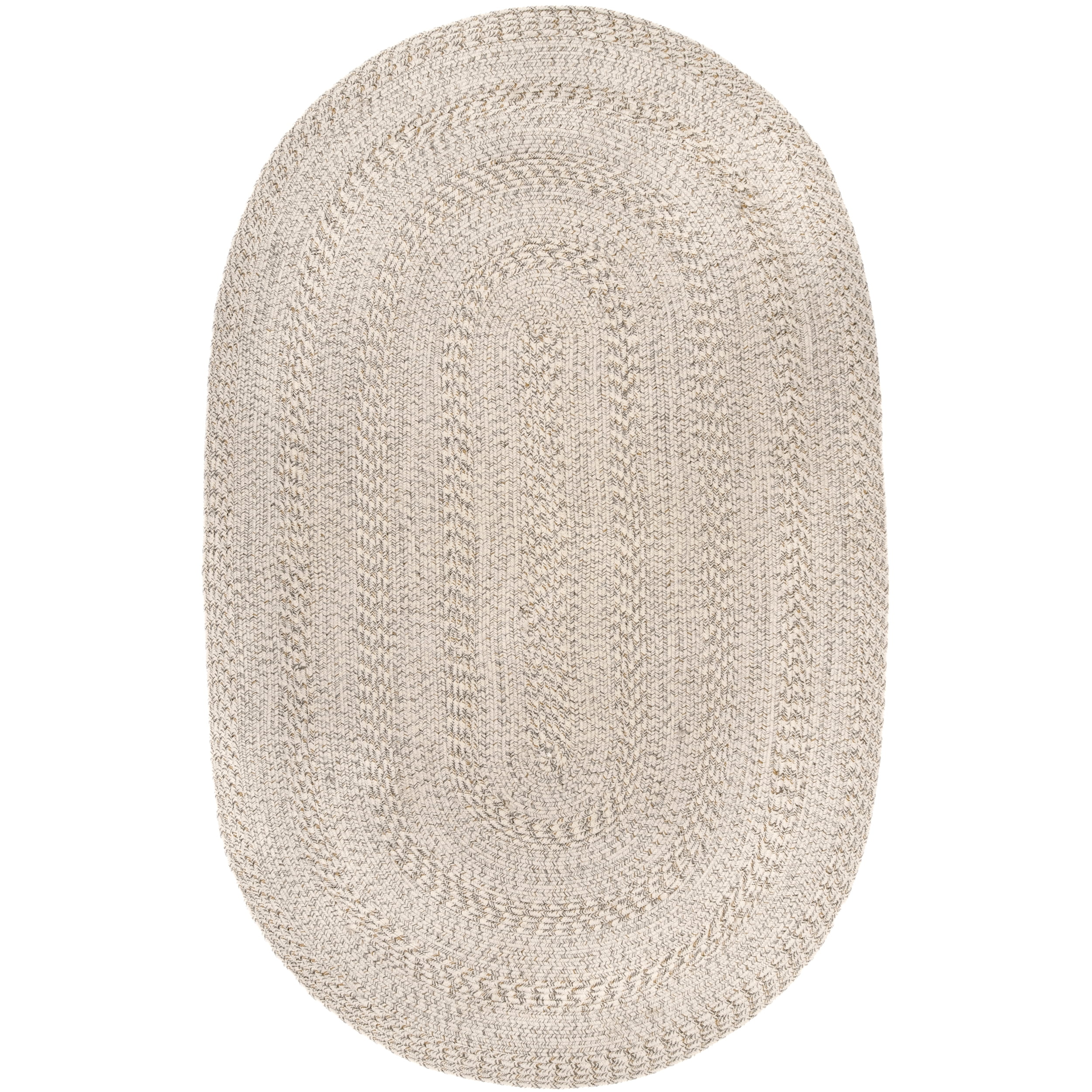 nuLOOM Rowan Braided Texture Indoor/Outdoor Area Rug, 5' x 8', Ivory