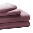 thumbnail image 2 of BNM Egyptian Cotton Bed Sheet Set, California King, Plum, 2 of 5