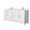 White, variant on Wyndham Collection Beckett 72" Wood Double Bathroom Vanity in Nickel/White