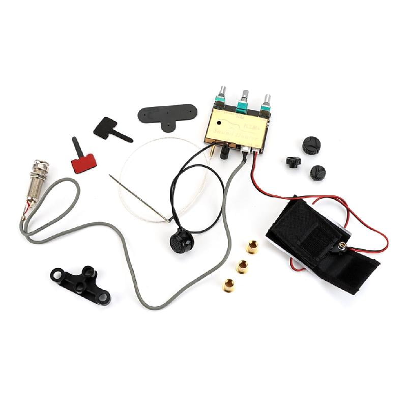 Zeiwohndc Preamp Piezo Guitar Pickup Acoustic Guitar Onboard Active Piezo Pick Up