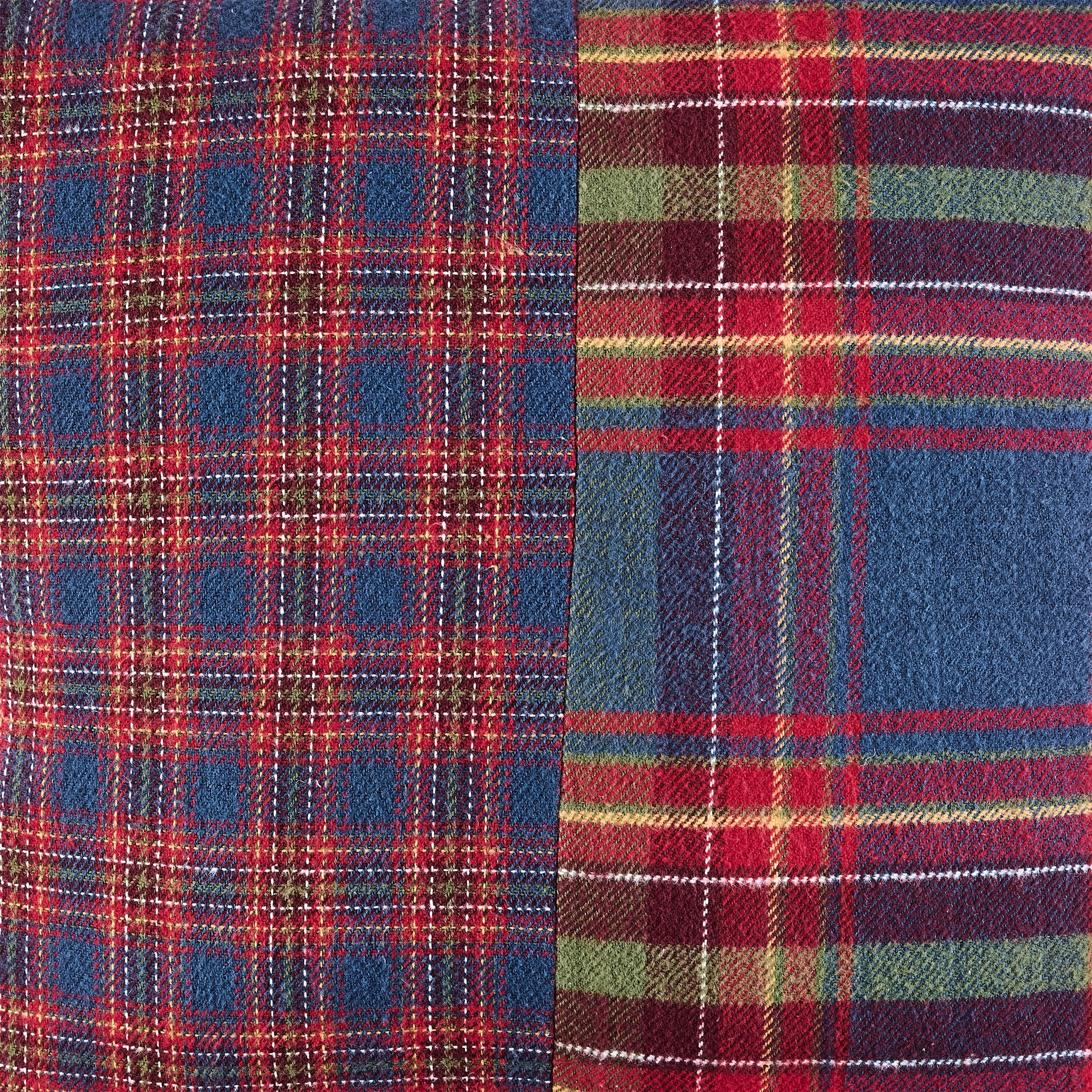 Better Homes & Gardens 20x20 Corin Pieced Plaid Throw Pillow, Blue