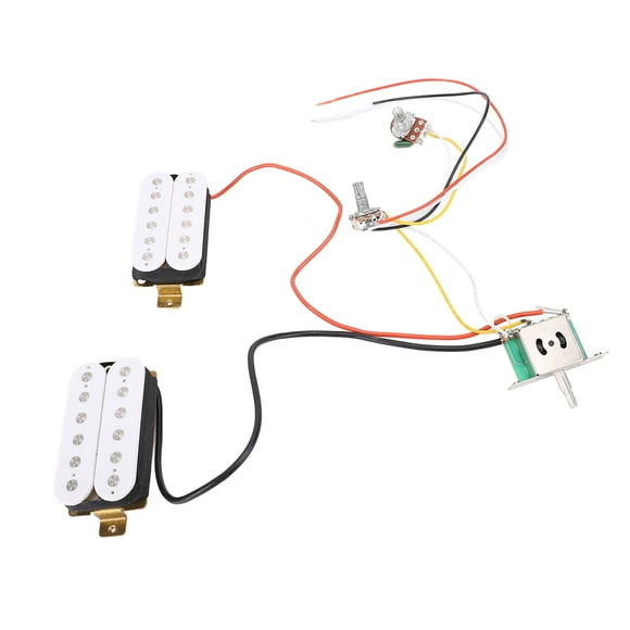 HH Electric Guitar Pickup, Copper Wire Plastic Adjustable Tone Volume HH Pickup  for ST
