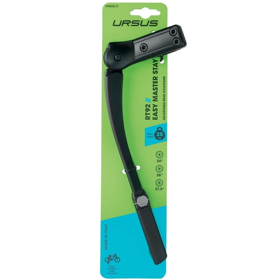 Ursus Easy Master Stay Kickstand, Black, 355mm (27.5" / 28" / 29")