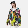 thumbnail image 3 of Disketp Colorful Pug for Men's Sun Protection Hoodie Performance Long Sleeve Fishing Outdoor Lightweight-XX-Large, 3 of 7