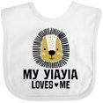 thumbnail image 3 of Inktastic My YiaYia Loves Me Grandkids Boys Baby Bib, 3 of 4