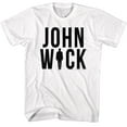 thumbnail image 1 of John Wick Silhouette Logo White T-Shirt, 1 of 2
