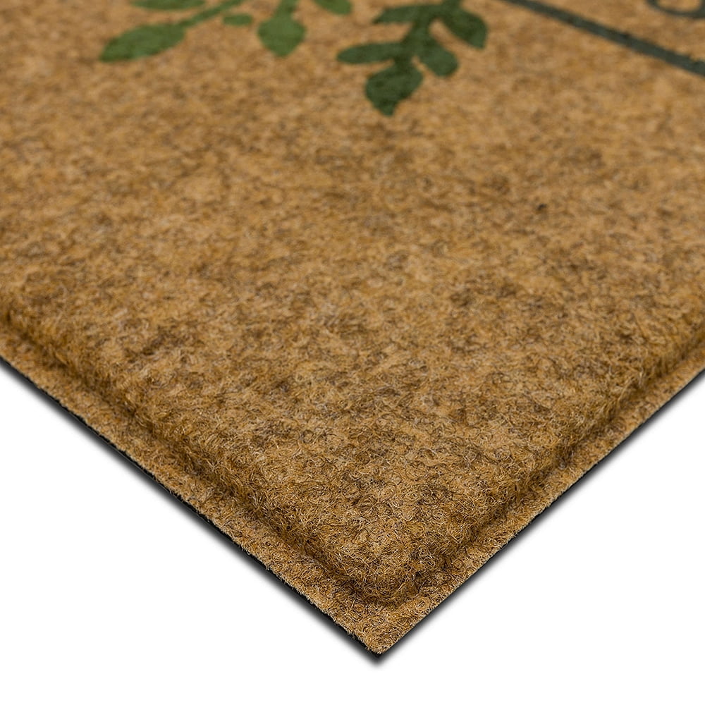 Mohawk Home Grow With Friends Outdoor Polyester Door Mat, Green, 1' 6" X 2' 6"