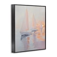 thumbnail image 2 of Stupell Industries Tropical Peach Sunset Sailboats on Sea Black Framed Giclee Art, 11 x 14, by Creative Studio, 2 of 8