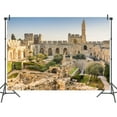 thumbnail image 4 of 6 x 4 ft The Old City Jerusalem Backdrop Israel Tower of David Ancient Ruins Historical Sites Background Interior Decoration Travel Kids Adults Portrait Backdrops Banner Photo Studio Props, 4 of 5