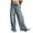 Blue, variant on Women Wide Leg Jeans Low Waist Baggy Jeans Loose Boyfriends Trousers Denim Pants Y2K 90s Streetwear Blue XL
