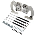 thumbnail image 3 of Kit de bisagras de puerta vertical, juego de puerta de tijera de 90 grados, repuesto de acero inoxidable para la mayoría de los coches Ford, 3 of 14
