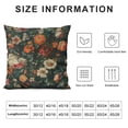 thumbnail image 5 of Orinice Flowers Graphic Decorative Cushion Throw Pillow Cover for Home Couch Living Room Bed Sofa Printed on Both Sides - Year-Round Use for Car Bedroom 1PC 22x22in, 5 of 5