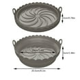 thumbnail image 4 of UNLLLL AirFryer Pot Replacement Of Liners No More Cleaning Basket Using The AirFryer - Food Safe AirFryers Oven Accessories, for Barbecue, Air Fryer and Cake Making, 4 of 4