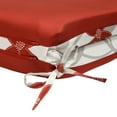 thumbnail image 5 of Outdoor Decor Ruby Red Flower Print Lounger Cushion 22 x 73 in Red, 5 of 5