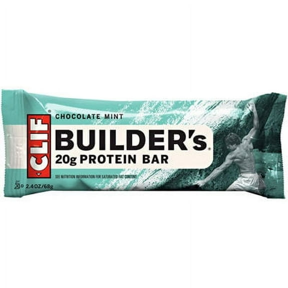 Clif Bar Builder Bar - Chocolate Mint (Pack of 12)