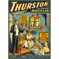 thumbnail image 2 of Strobridge and Co 18x24 Gold Ornate Framed and Double Matted Museum Art Print Titled - Thurston the Great Magician the Wonder Show of the Universe. (1914), 2 of 4