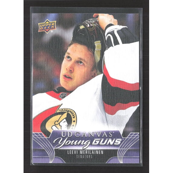 2023 Upper Deck Series 2 UD Canvas Young Guns Leevi Merilainen #C224