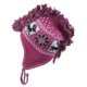 thumbnail image 2 of Sombrero peruano de cabeza superior chullo TOP HEADWEAR ciervos rosa, 2 of 2