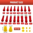 thumbnail image 2 of Boreal Craft Solution de Scellage Mastic en Verre avec Buse en Acier Inoxydable Durable pour Application Précise de Mastic Articles Ménagers, 2 of 7