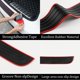 thumbnail image 3 of Protector de Parachoques Trasero Yuxing Universal 35,5 x 2,75 Pulgadas Borde Rojo, 3 of 5