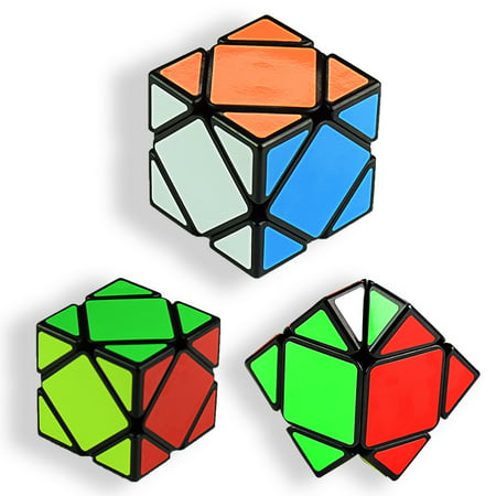 3x3 Intelligence Magic rubix cube game Speed Puzzle Skewb Twisty Magic Cube Black Base Puzzles Develop Brain And Logic Thinking Ability Educational Special Toys best