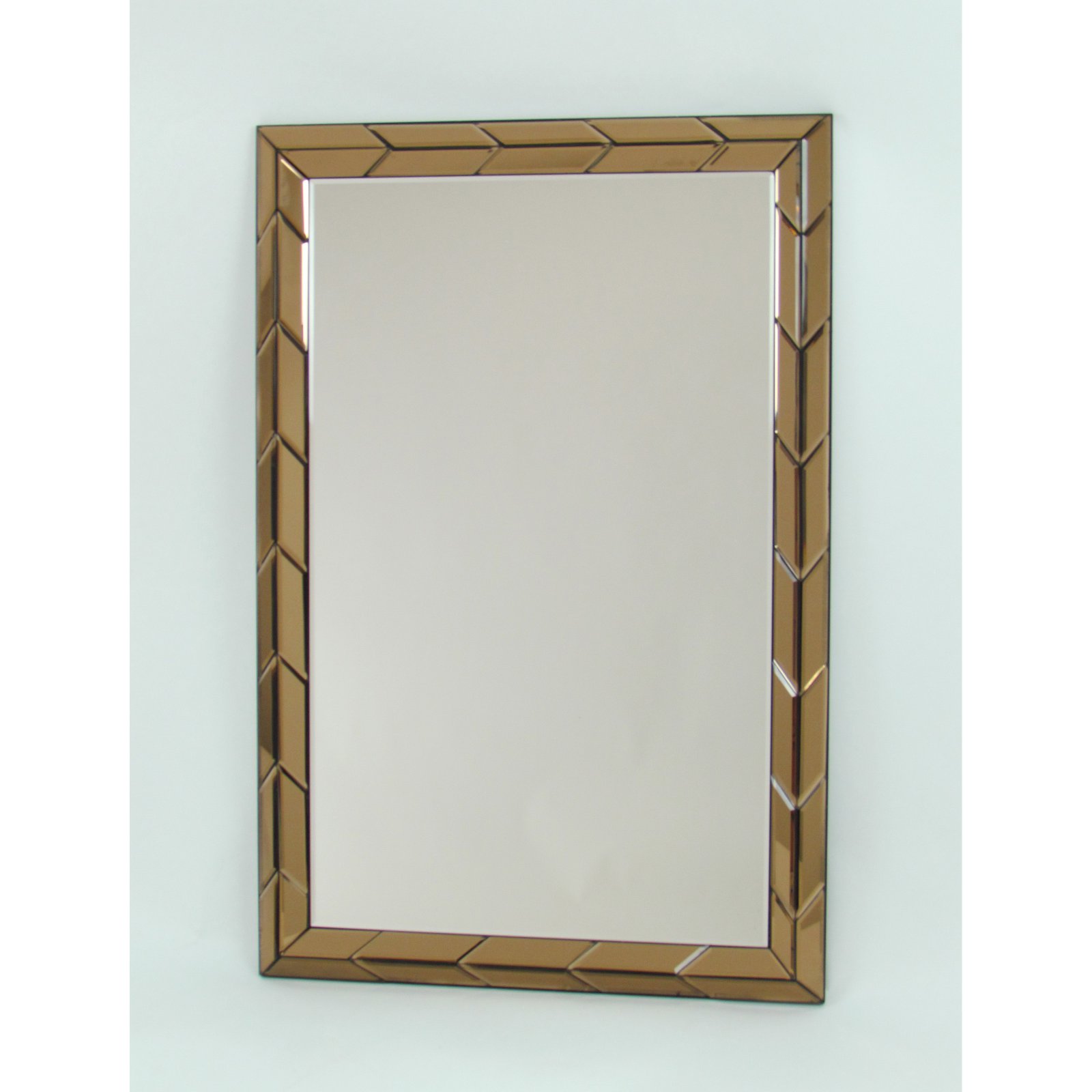 Wayborn Beveled Rectangle Colored Mirror Frame