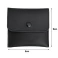 thumbnail image 6 of 2Pcs Faux Leather Jewelry Pouch, Portable Jewelry Gift Bags With Snap Button, 6 of 7
