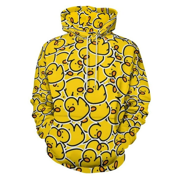 A Big Bunch of Yellow Rubber Ducks Men's Women New Sweatshirt Hoodie Men's Plus Size Sweatshirt Hooded Sweatshirt 3d Printed Street Men's Cloth