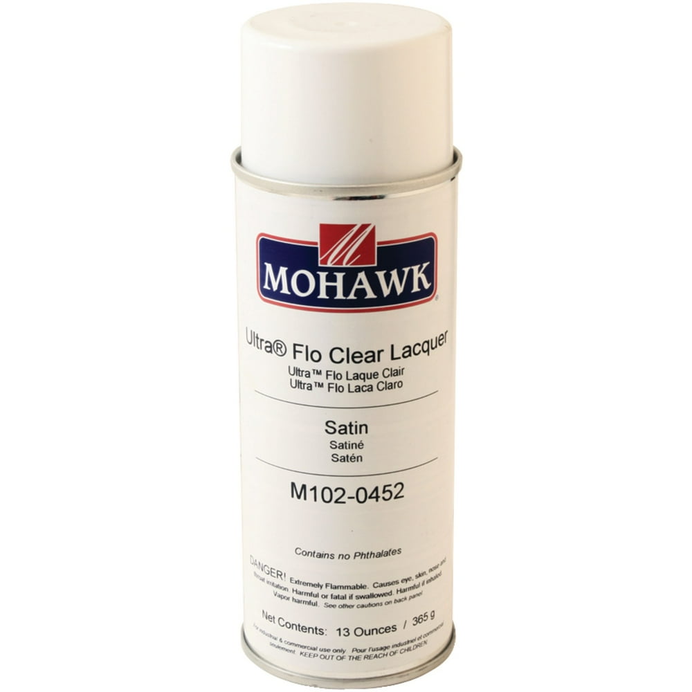 Mohawk Finishing Products M1020452 Clear Satin Lacquer Spray Walmart