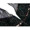 thumbnail image 5 of PrettyGuide Women's 1920s Dress Sequin Art Deco Flapper Dress with Sleeve, 5 of 5