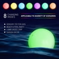 thumbnail image 4 of Pool Toys, Light up Pool Beach Game Balls 4 Pack 8 Light Modes, Pool Activities Decorations Adult, Red, Unisex, 4 of 6