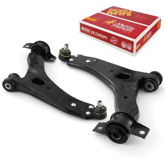 Metrix Premium Chassis Parts - Front Left Right Lower Control Arm Kit Fits 00-04 Ford Focus, Replacement RK80405, RK80406