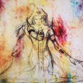 thumbnail image 2 of 180 x 200 cm Cortina de pintura abstracta 3D Cortinas de ducha con impresión impermeable 9#, 2 of 4
