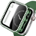 thumbnail image 1 of Apple Watch Case 38mm Series 3/2/1 Bling Rhinestone Apple Watch Protective Case Bumper Frame Screen Protector Case Cover for Women Girl iWatch Series 38mm, 1 of 6
