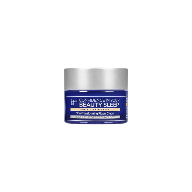 It Cosmetics Confidence in Your Beauty Sleep - Crema Facial de Noche con Ácido Hialurónico, Antiedad e Hidratación Reparadora, Reafirma y Revitaliza en Solo 7 Noches,