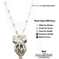 thumbnail image 3 of Owl Animals Love Pearl Creations DIY Kit Cultured Necklace Set with Stainless Steel Chain 16", 3 of 5