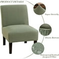 thumbnail image 3 of Eurhowing Waterproof Armless Chair Slipcover, Stretch Accent Chair Cover with Elastic Design, Furniture Protector for Living Room, Cyan, 3 of 6